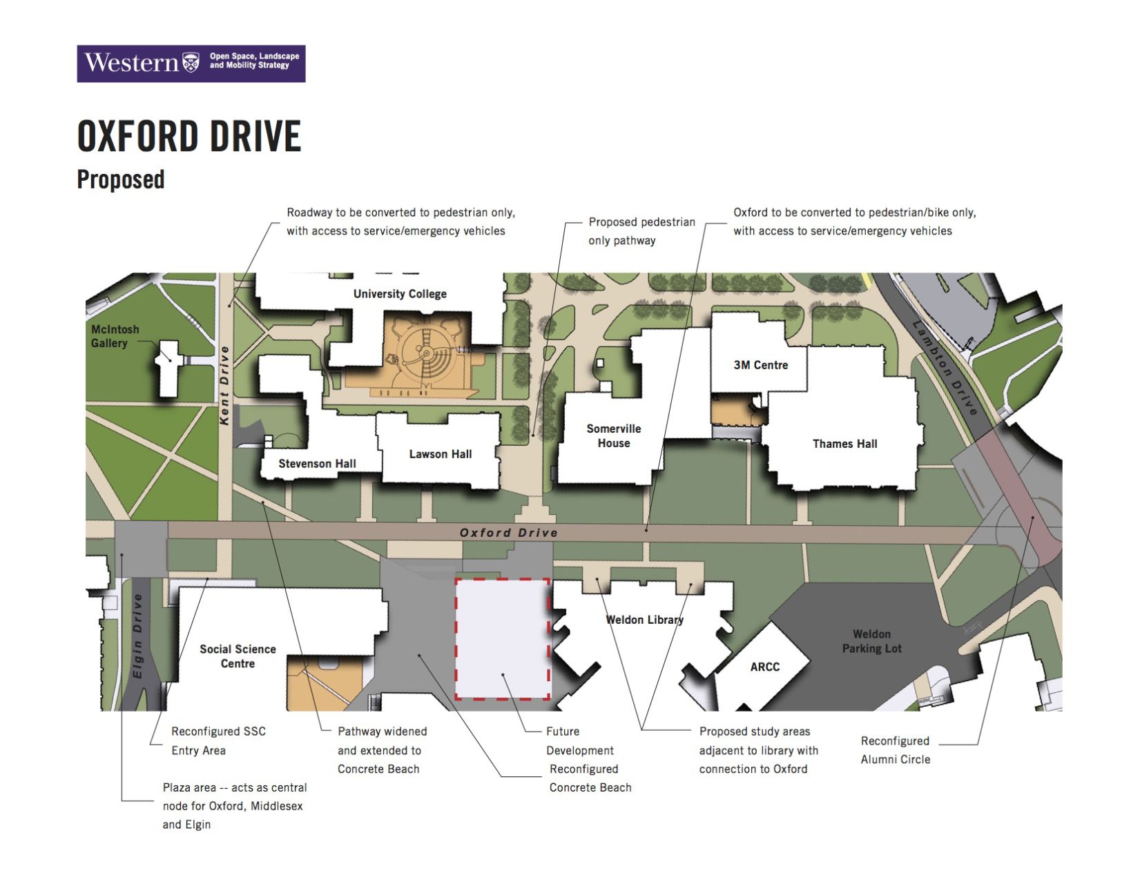 Potential concrete beach building